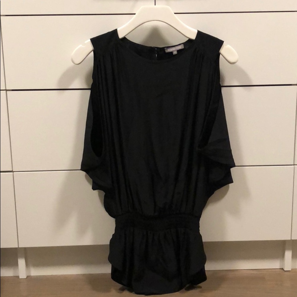 Emerson Thorpe Black Cold Shoulder Top